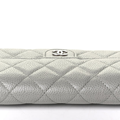 Chanel Caviar Quilted Small Flap Wallet Grey 6 of 6