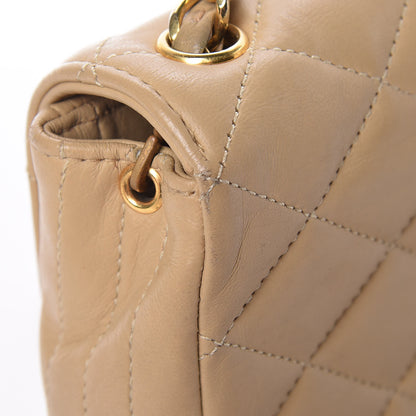 Chanel Lambskin Quilted Small Single Flap Beige 11 of 19