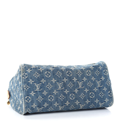 Louis Vuitton Monogram Denim Neo Speedy Blue 4 of 11
