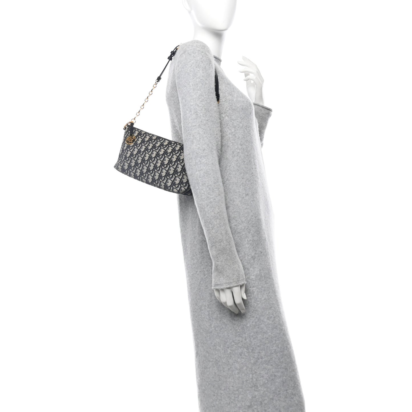 Oblique DiorStar Hobo Bag Blue