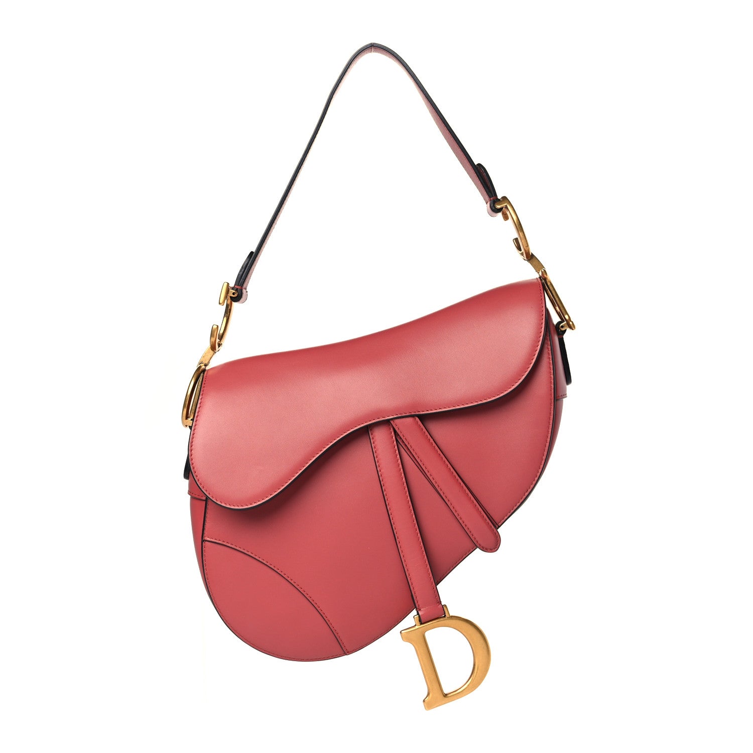 Christian Dior Calfskin Saddle Bag Pink 1 of 9