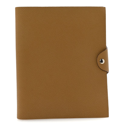 Hermes Togo Ulysse MM Notebook Cover Bronze Dore 1 of 6