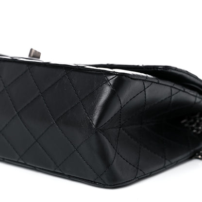 Chanel Aged Calfskin Quilted 2.55 Reissue 226 Flap Black 9 of 11