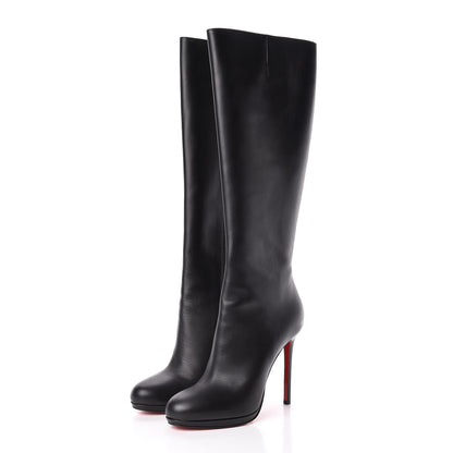 Christian Louboutin Calfskin Botalli 120 Tall Boots 40 Black 3 of 12