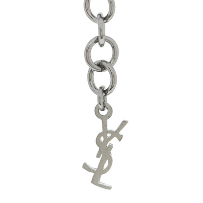 Saint Laurent Crystal Necklace Black Silver 6 of 6