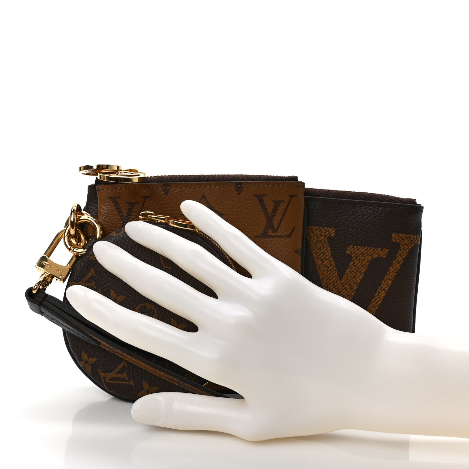 Louis Vuitton Reverse Monogram Giant Trio Pouch 2 of 9