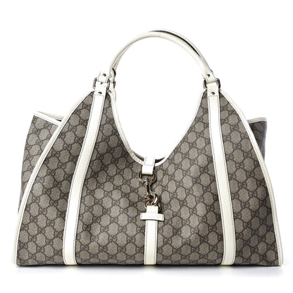 Gucci Monogram Large Joy Shoulder Bag White 1 of 11