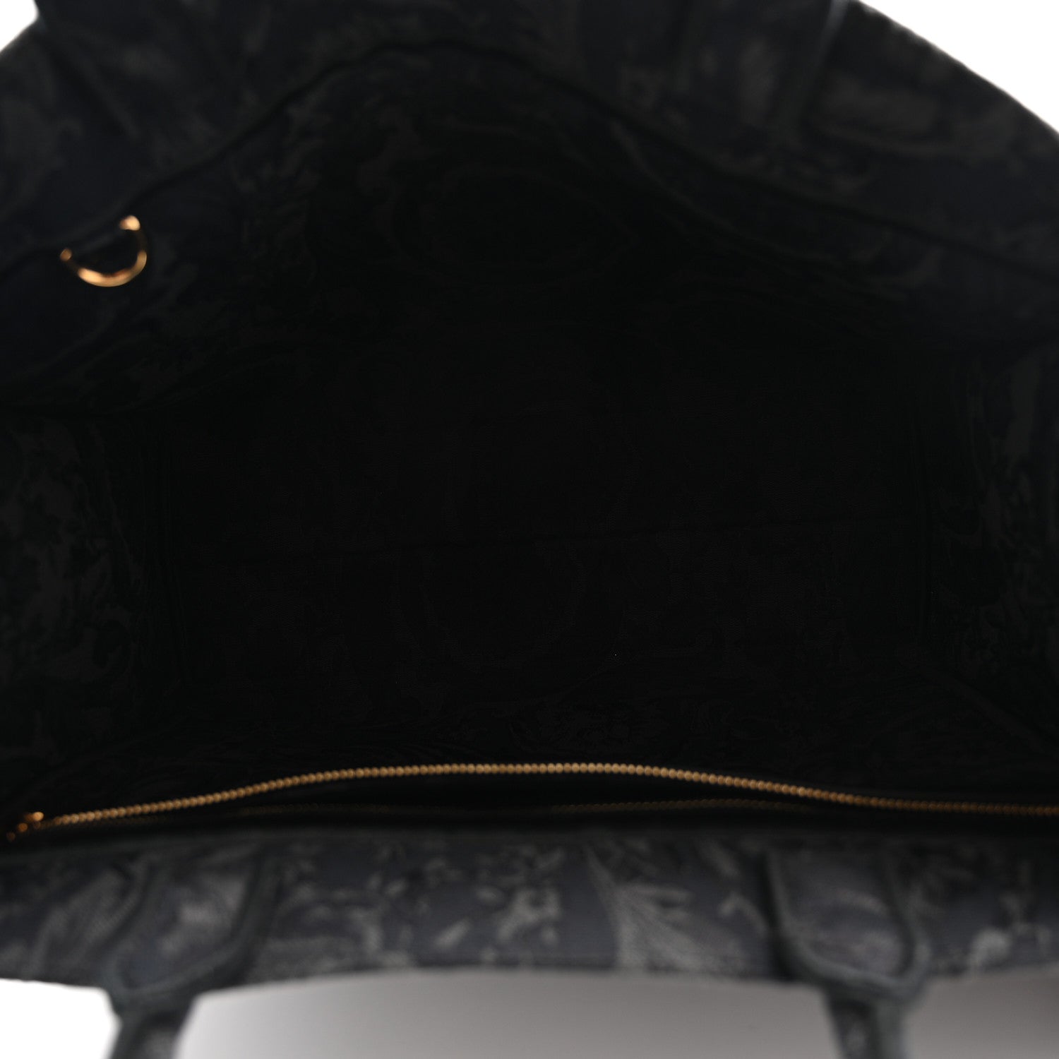 Versace Jacquard Barocco Medium Athena Tote Black 6 of 13