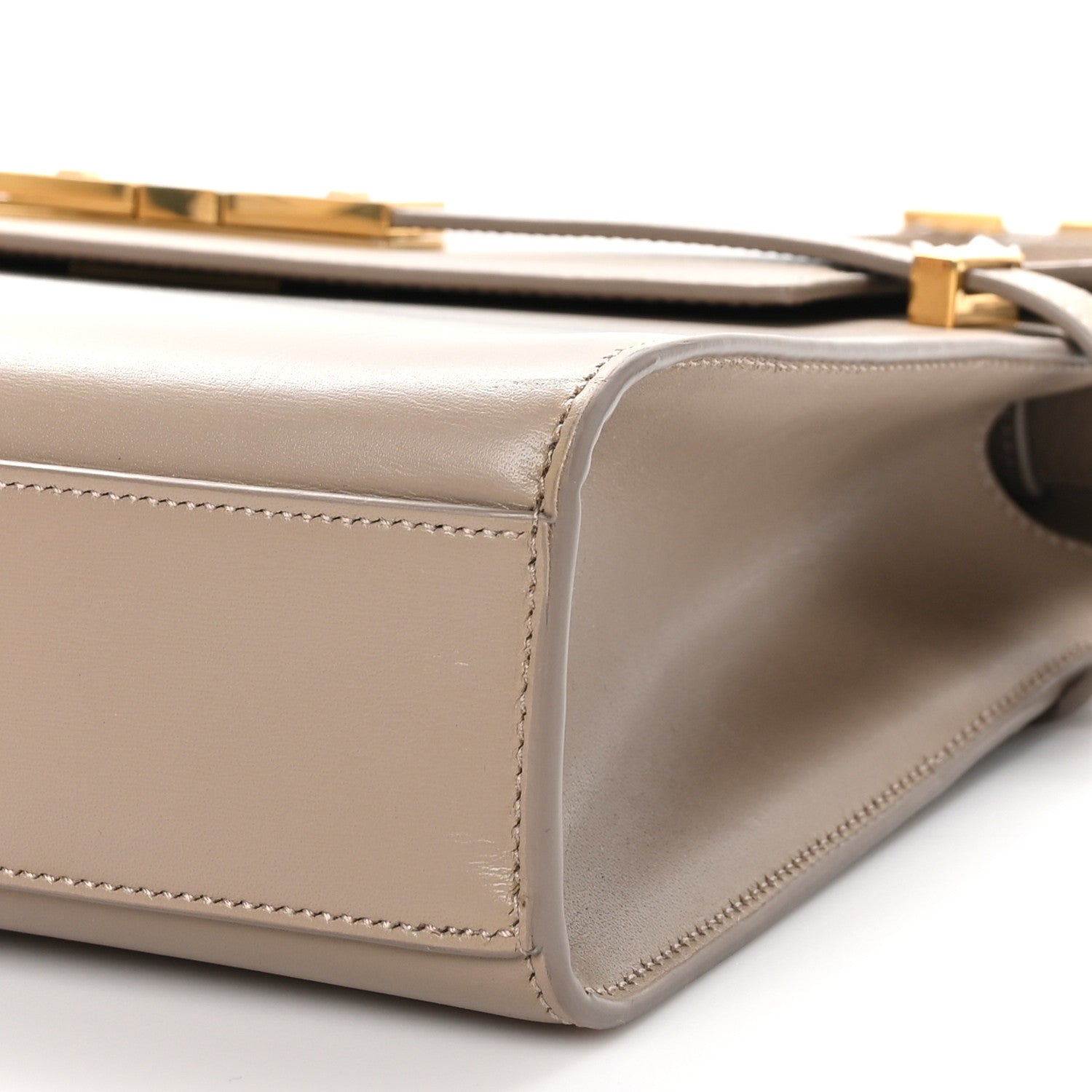 Saint Laurent Smooth Calfskin Manhattan Shoulder Bag Dusty Grey 10 of 11