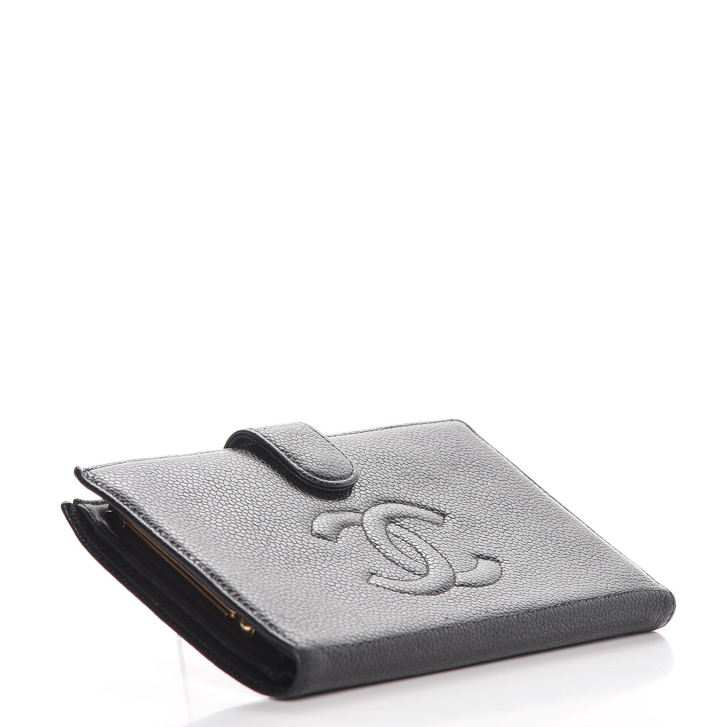 Chanel Caviar Timeless CC French Wallet Black 4 of 9