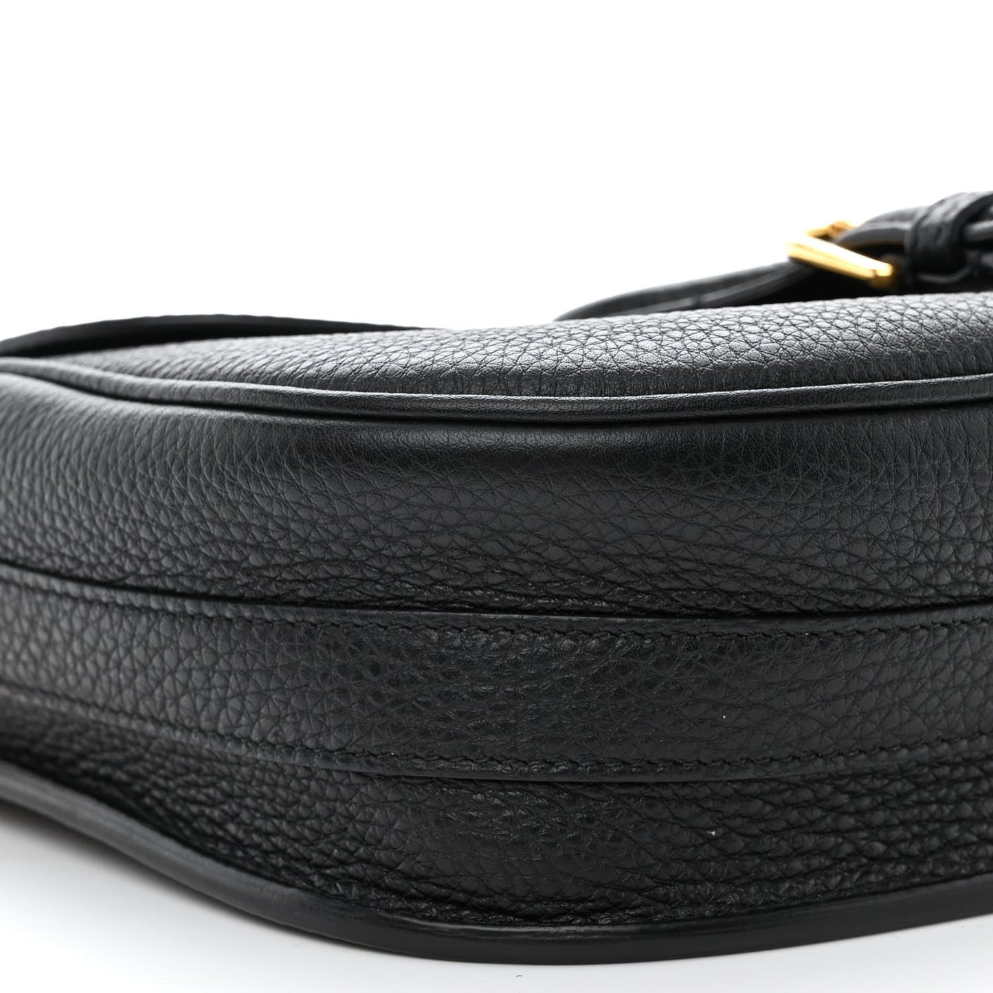Grained Calfskin Medium Bobby Flap Navy Blue