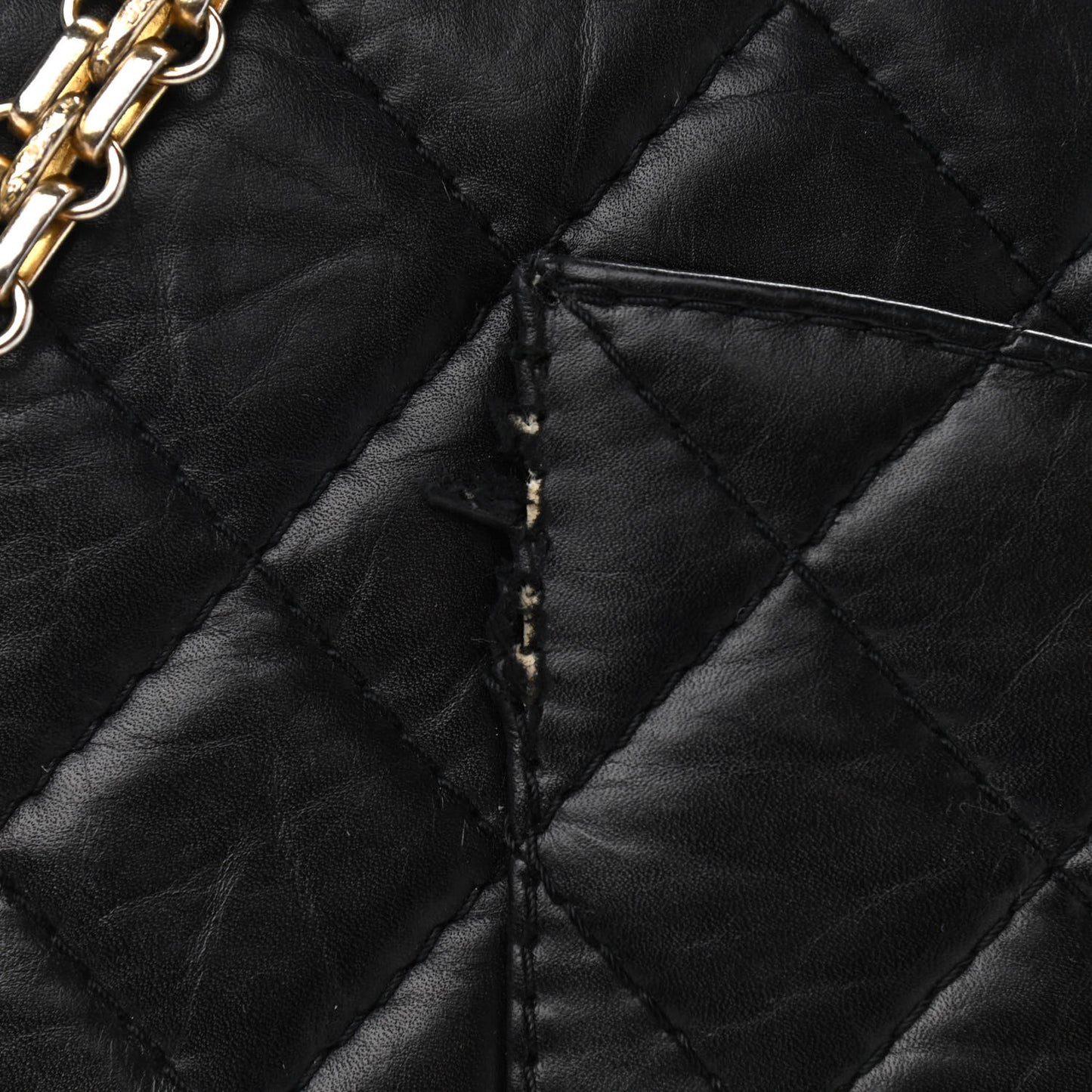 Aged Calfskin Quilted 2.55 Reissue 226 Flap Black