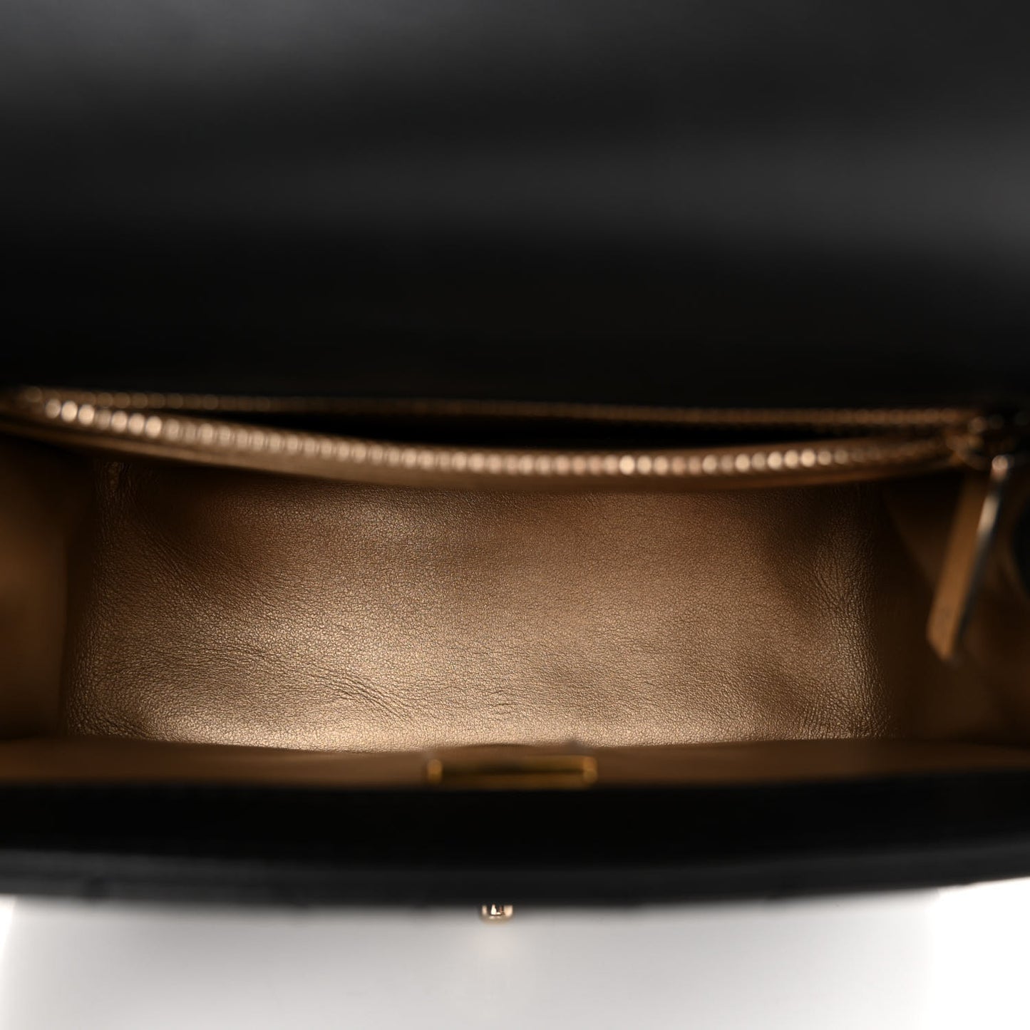 Lambskin Quilted Enamel Mini Pearl Crush Flap Black