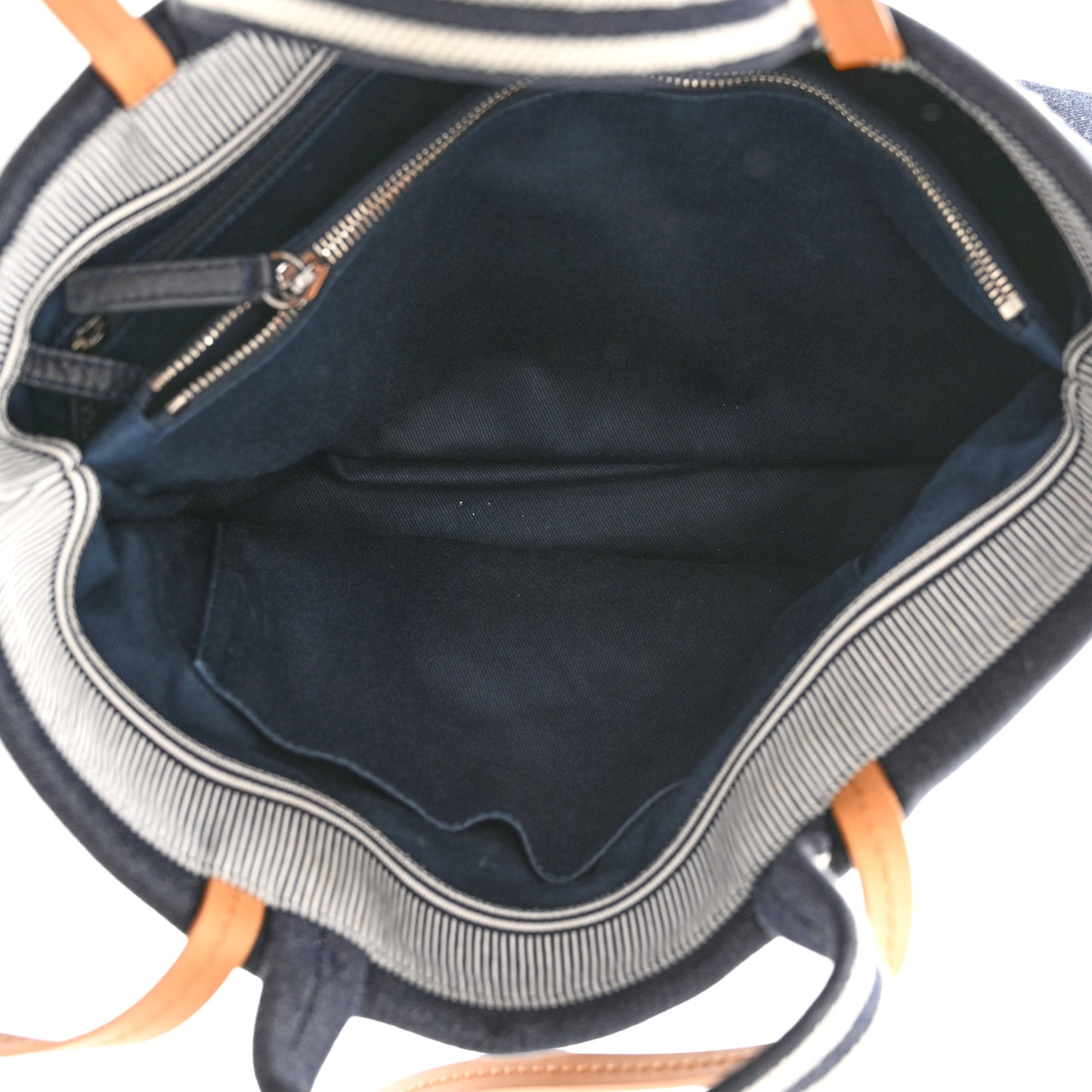 Denim Large Shopping Tote Blue