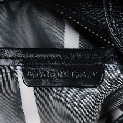 Burberry Calfskin Warrior Hobo Black 7 of 8