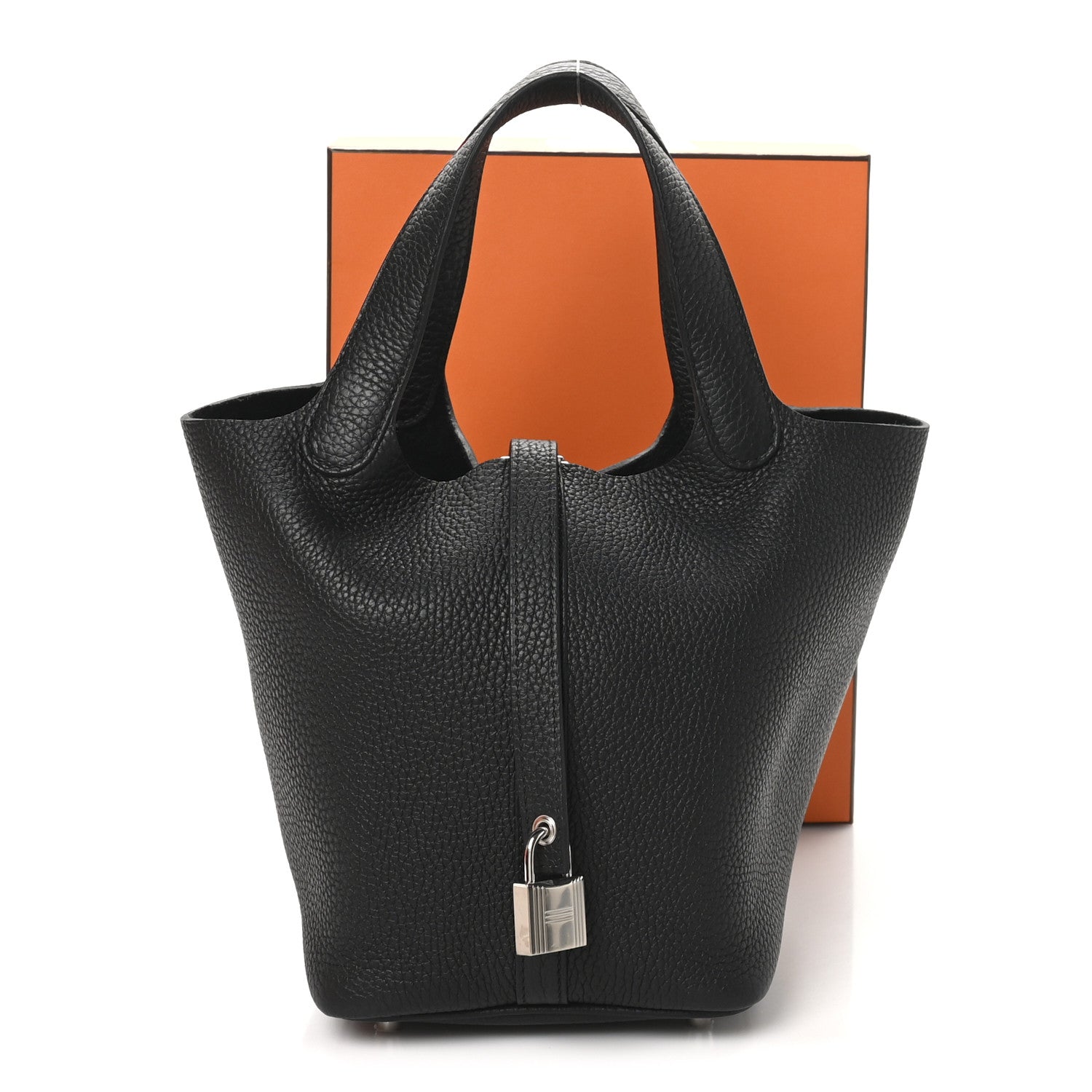 Hermes Taurillon Clemence Picotin Lock 18 PM Black 13 of 13