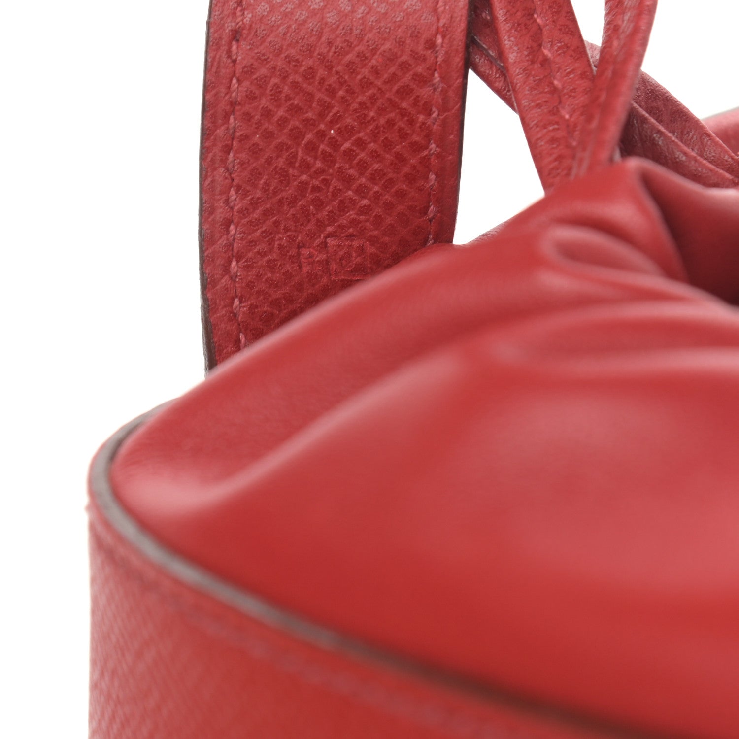 Hermes Epsom Top Handle Bag Rouge Casaque 7 of 12