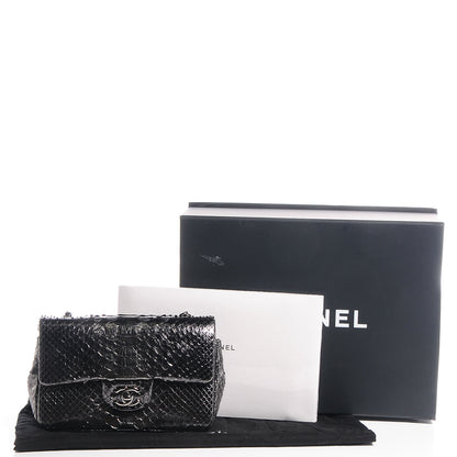 Chanel Metallic Python Mini Rectangular Flap Bag 5 of 8