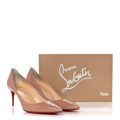 Christian Louboutin Patent Kate 70 Pumps 40 Nude 9 of 9
