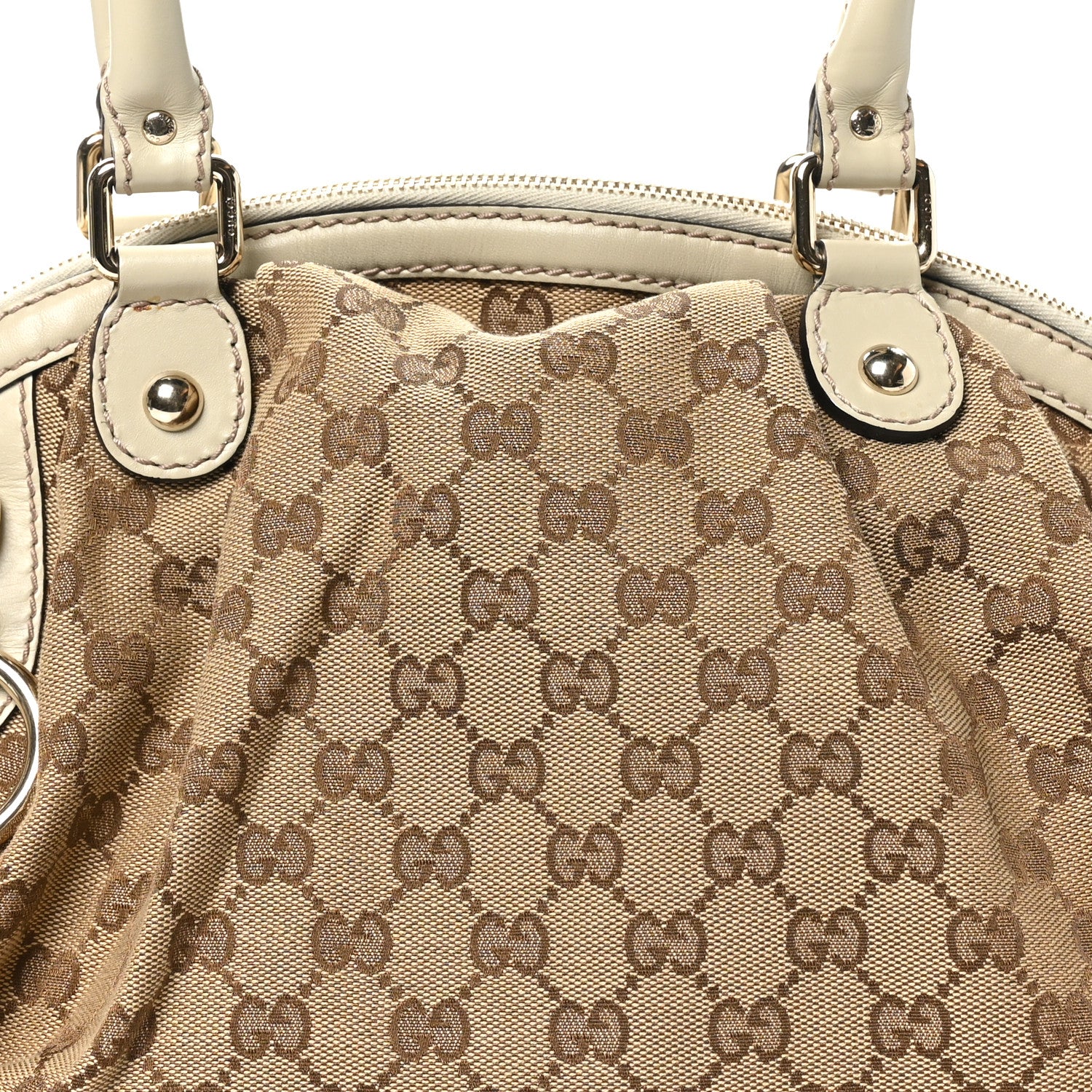 Gucci Monogram Medium Sukey Tote Off White 8 of 11