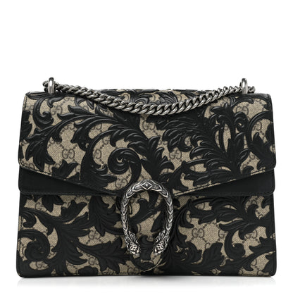 Gucci GG Supreme Monogram Arabesque Medium Dionysus Shoulder Bag Black 1 of 13