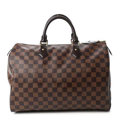 Louis Vuitton Damier Ebene Speedy 35 1 of 10