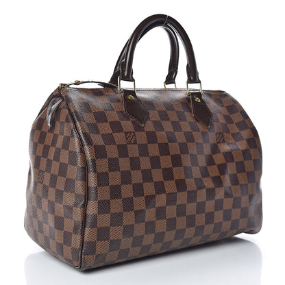 Louis Vuitton Damier Ebene Speedy 30 2 of 9