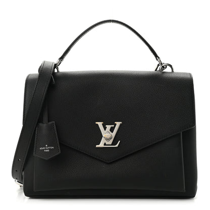 Louis Vuitton Soft Calfskin My Lockme Top Handle Black 1 of 14