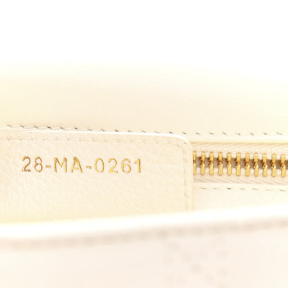 Christian Dior Lambskin Cannage Large Caro Bag Ivory 7 of 11
