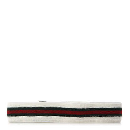 Gucci Viscose Elastic Web Headband White 1 of 5