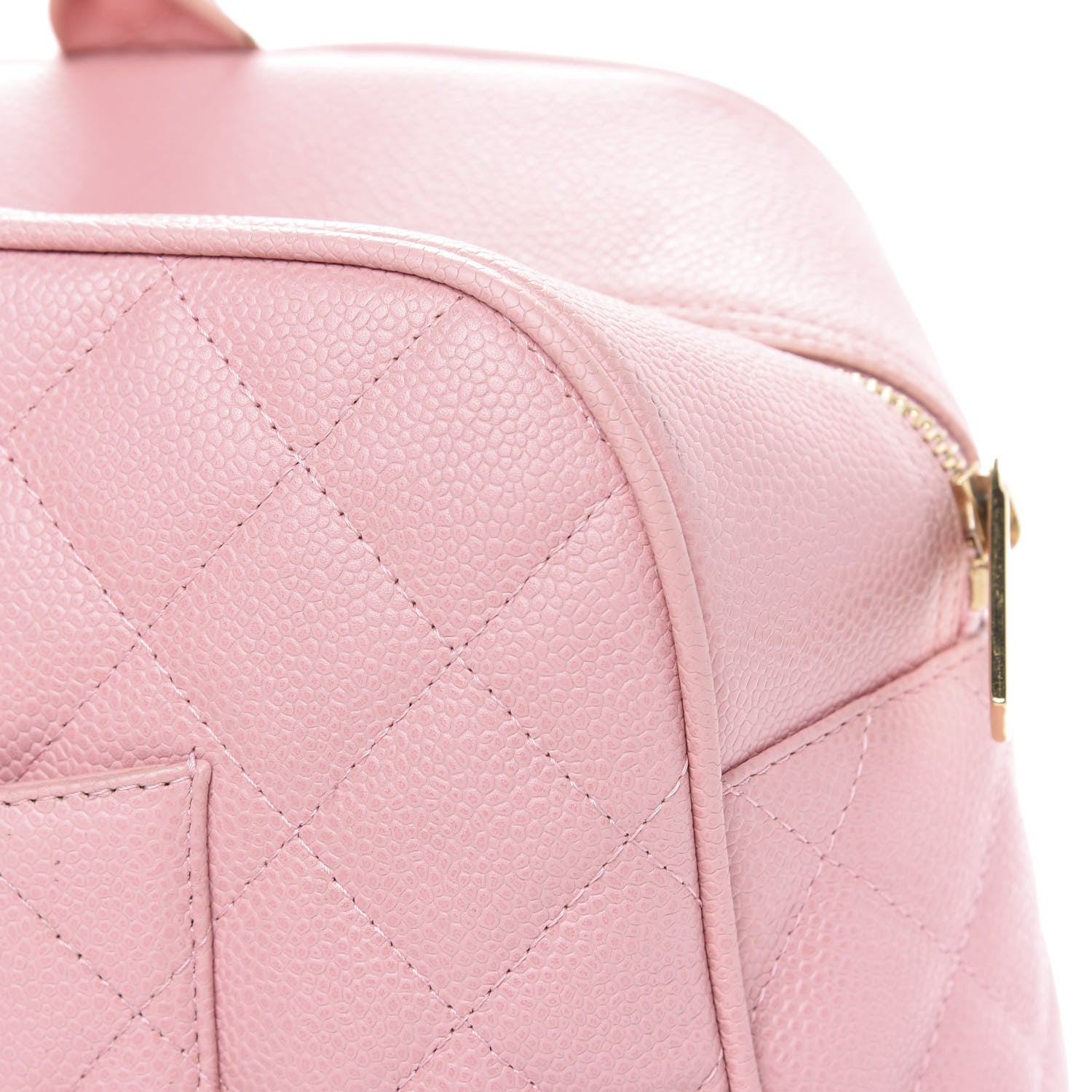 Chanel Caviar Quilted Large Bowler Pink 8 of 13