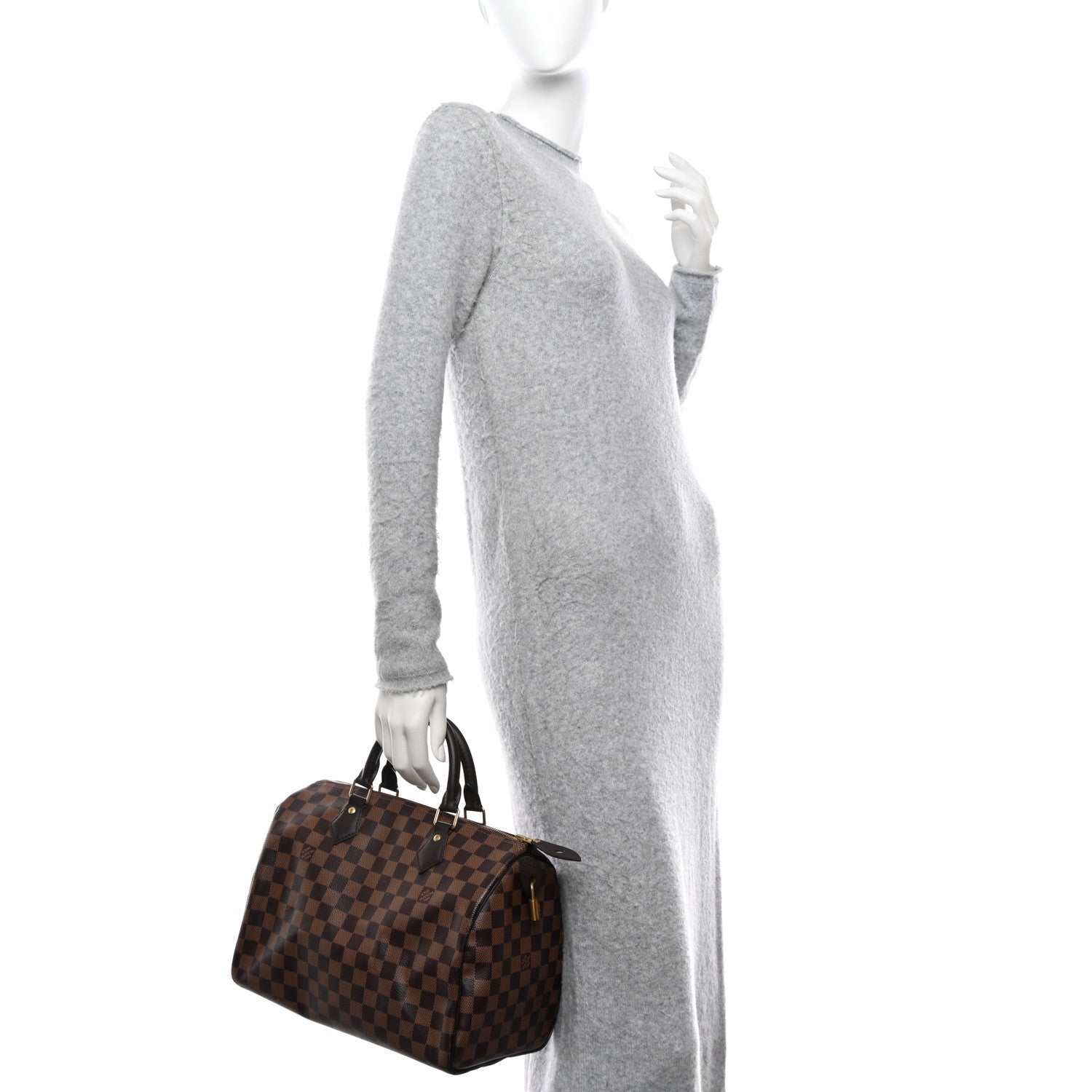 Louis Vuitton LOUIS VUITTON Damier Ebene Speedy 30 2 of 9