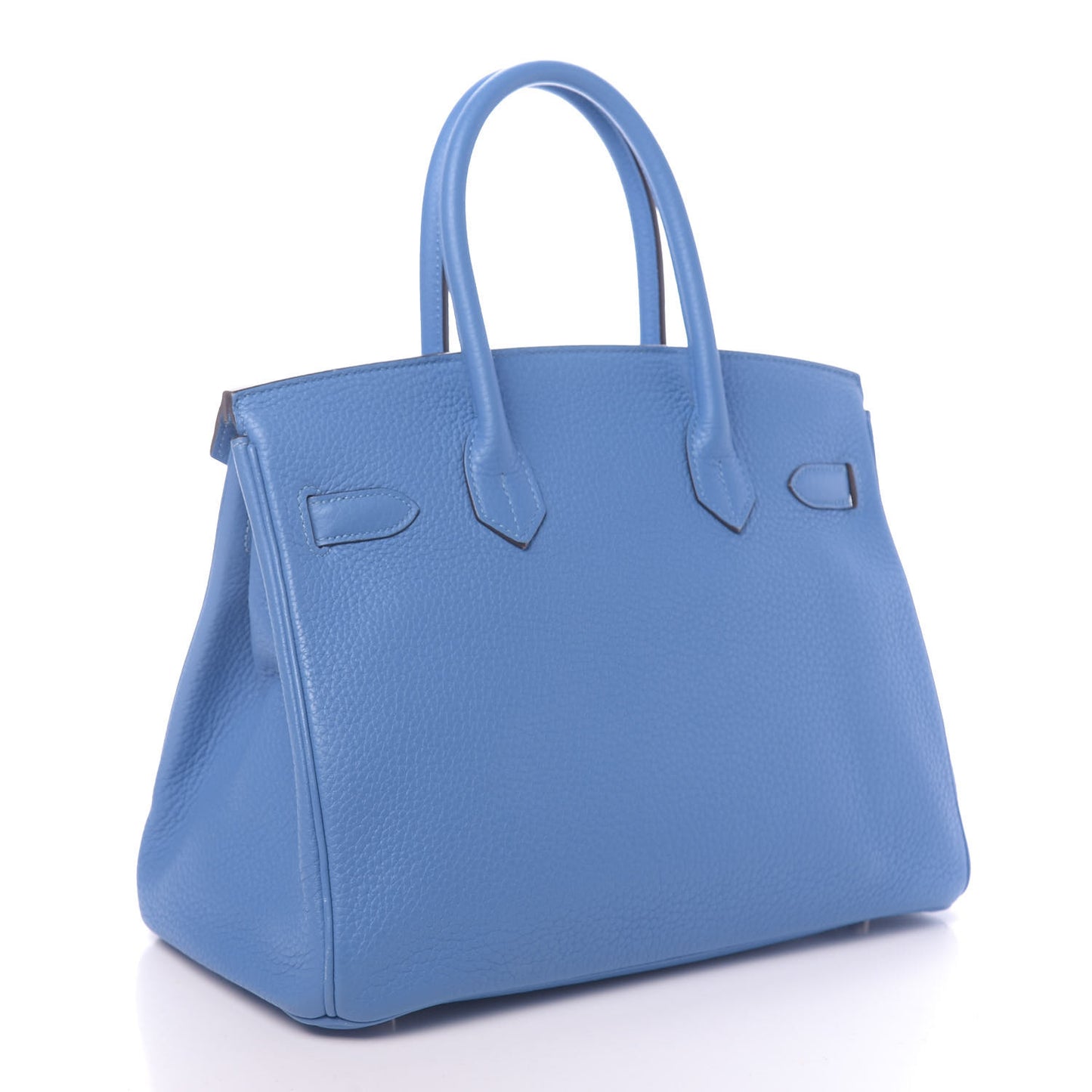 Taurillon Clemence Birkin 30 Bleu Paradis