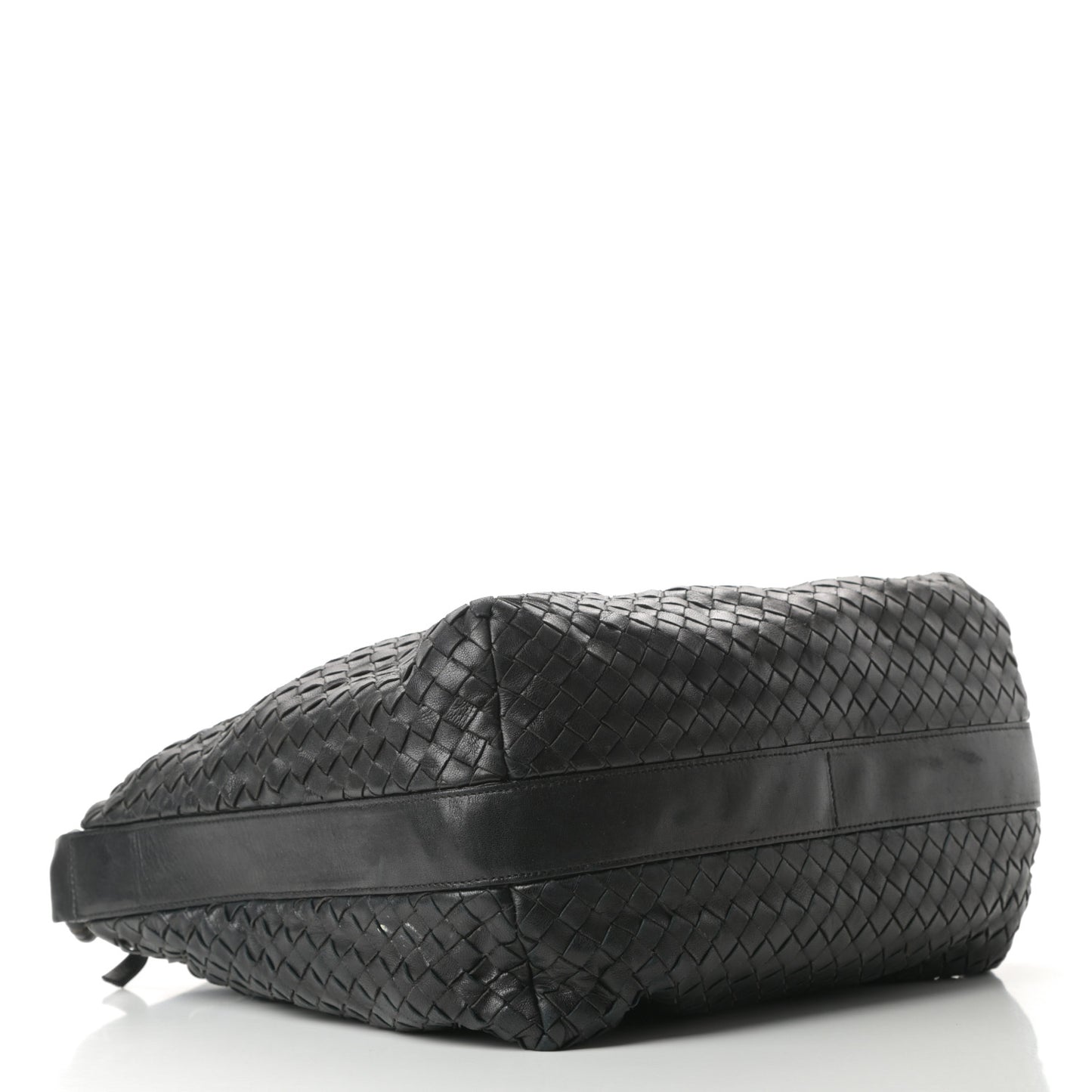 Nappa Intrecciato Hobo Black