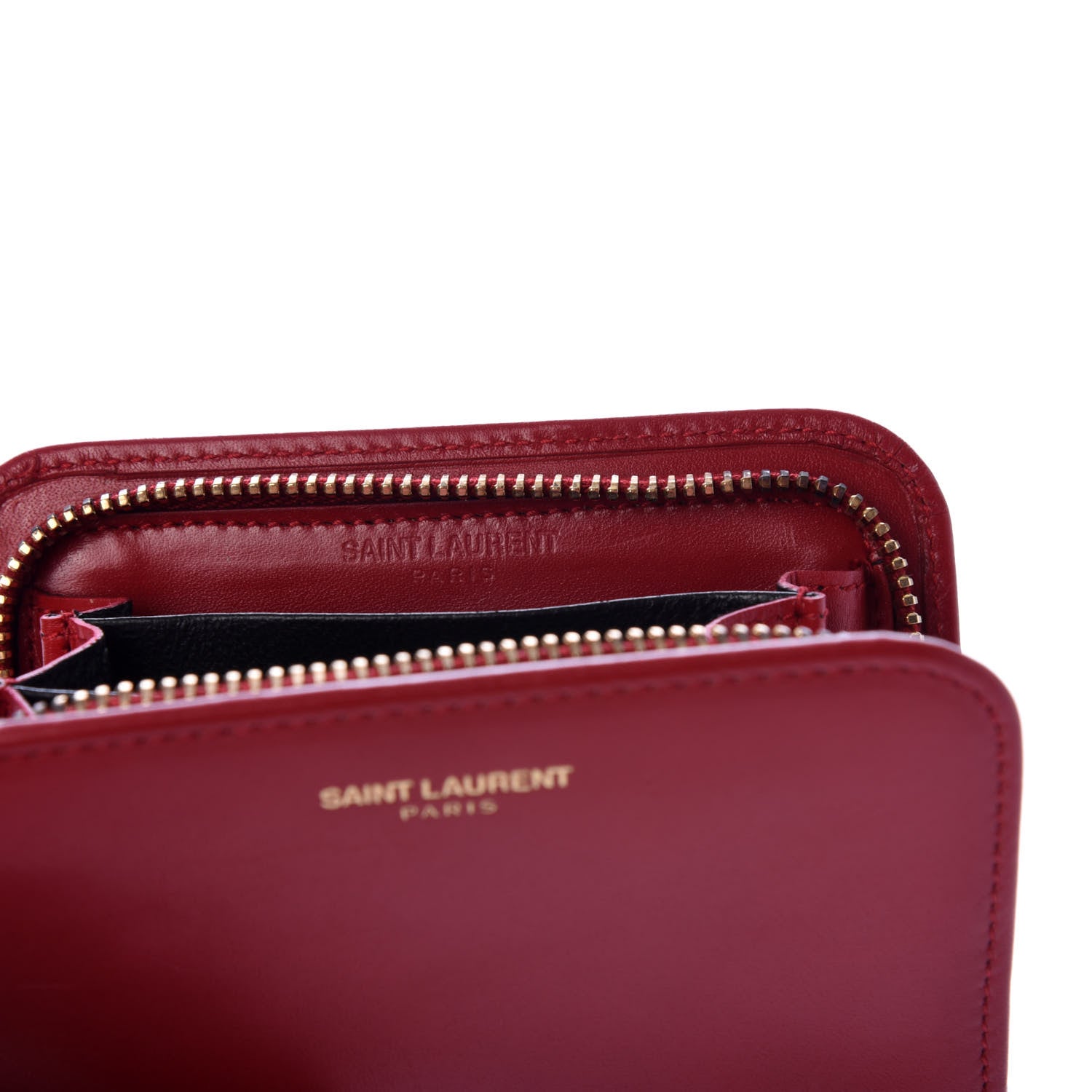 Saint Laurent Calfskin Small Coin Purse Red 6 of 8