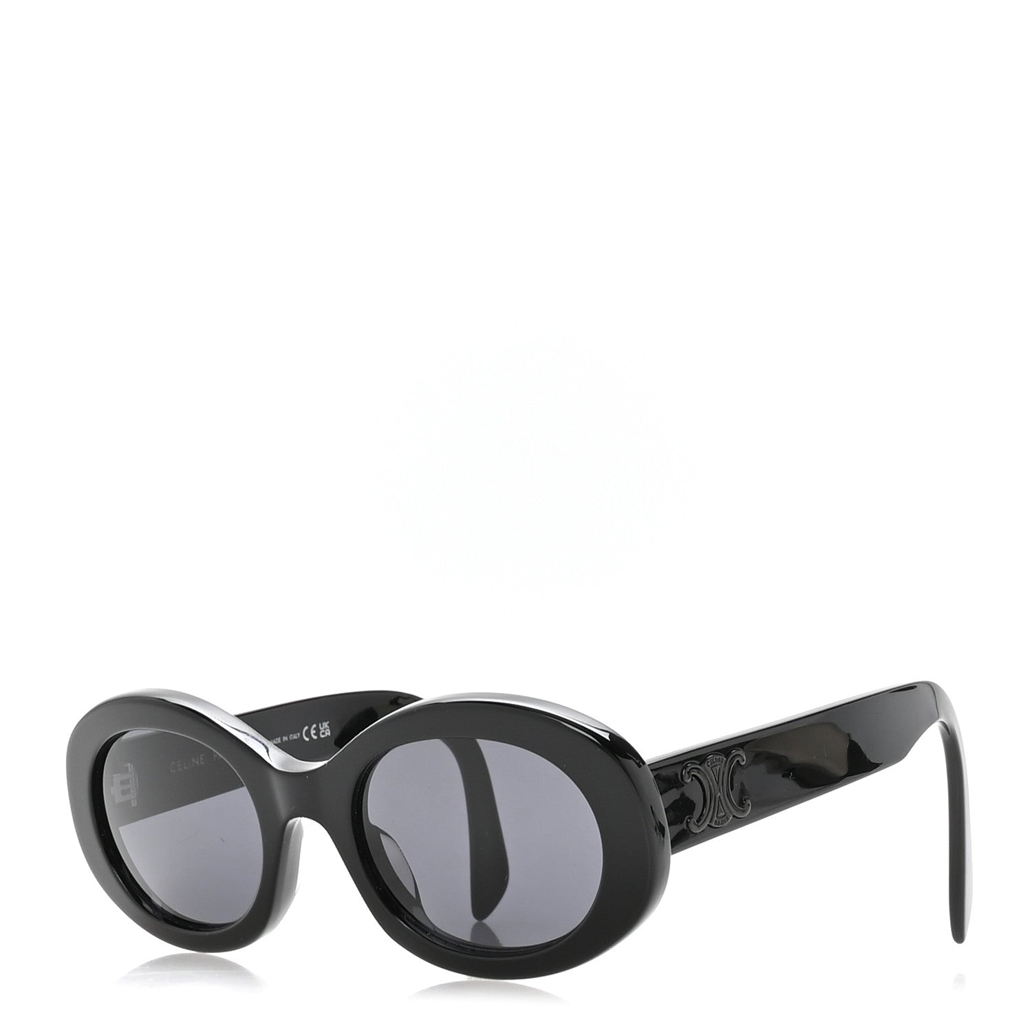 Celine Acetate Triomphe 01 Sunglasses CL 40194U Black 1 of 7