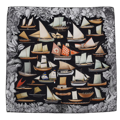 Hermes Silk Tous Les Bateaux Du Monde Scarf 90 1 of 6