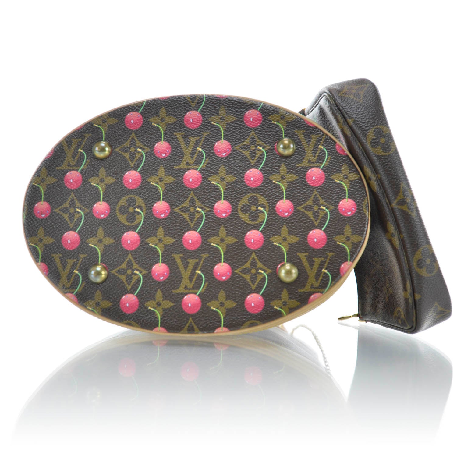 Louis Vuitton Monogram Cerises Bucket Bag 5 of 9