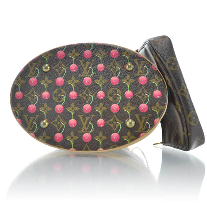 Louis Vuitton Monogram Cerises Bucket Bag 5 of 9
