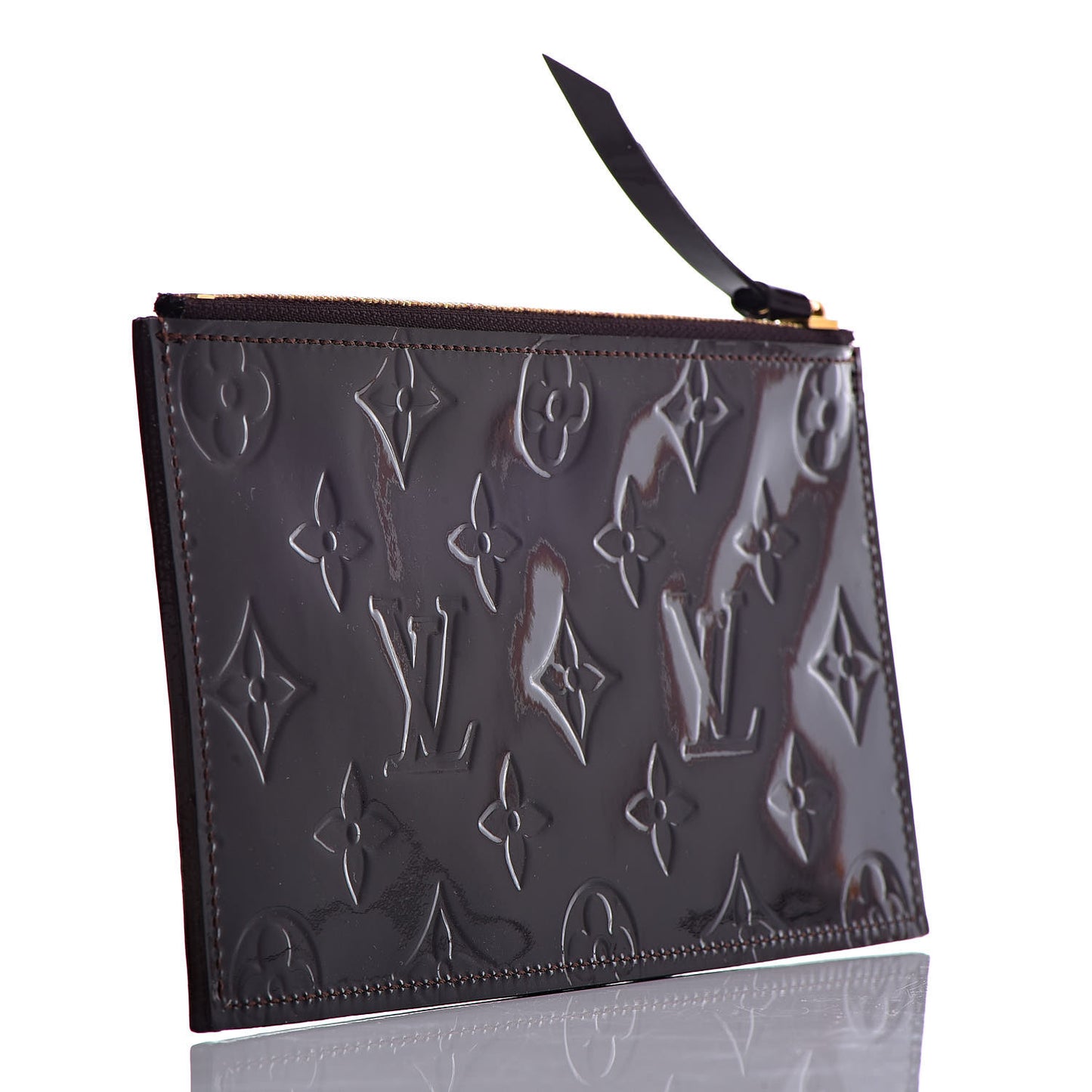 Vernis Felicie Chain Wallet Zippered Insert Amarante