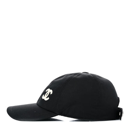 Chanel Cotton CC Cap Hat Black 2 of 10