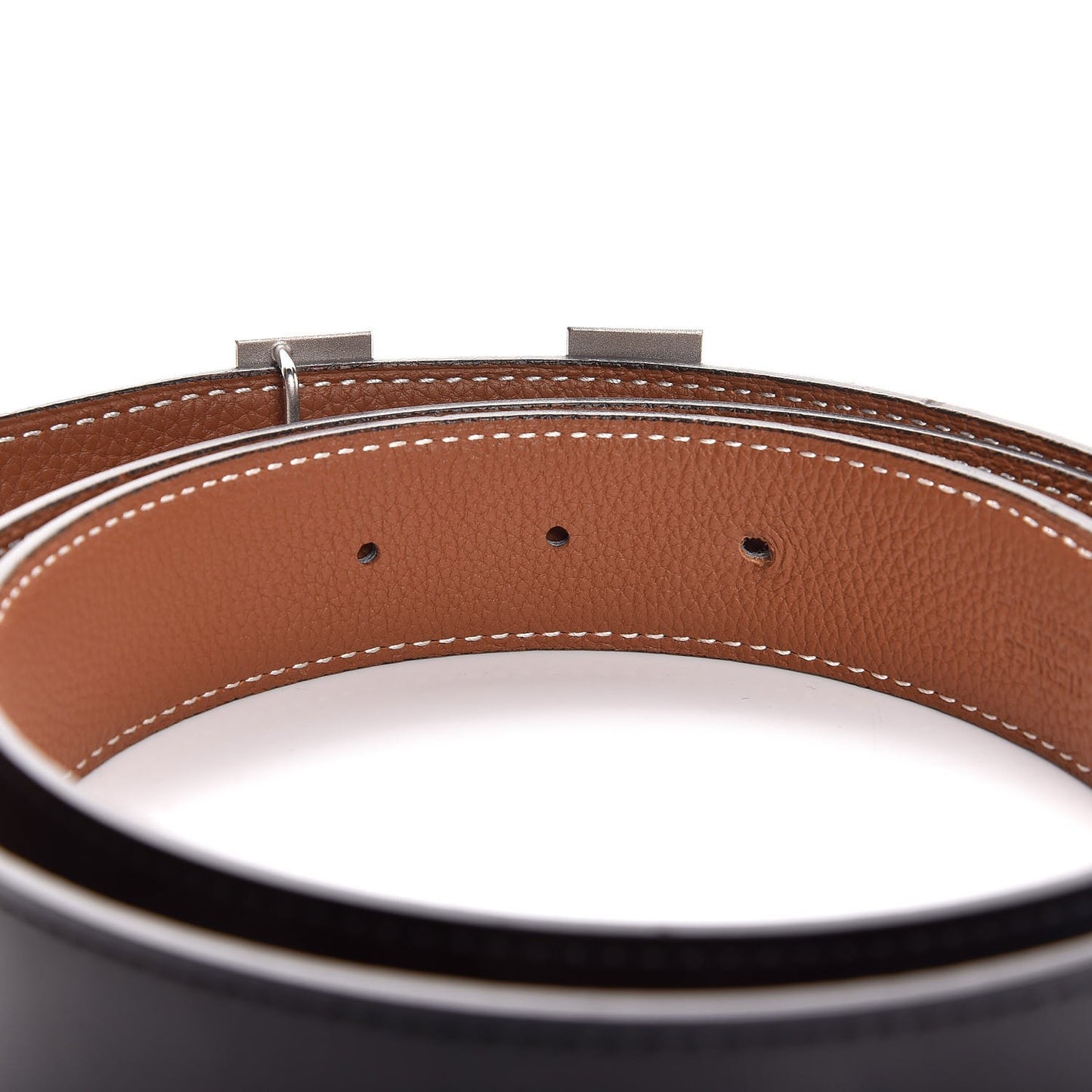 Box Togo 32mm Guilloche H Belt 90 Black Gold