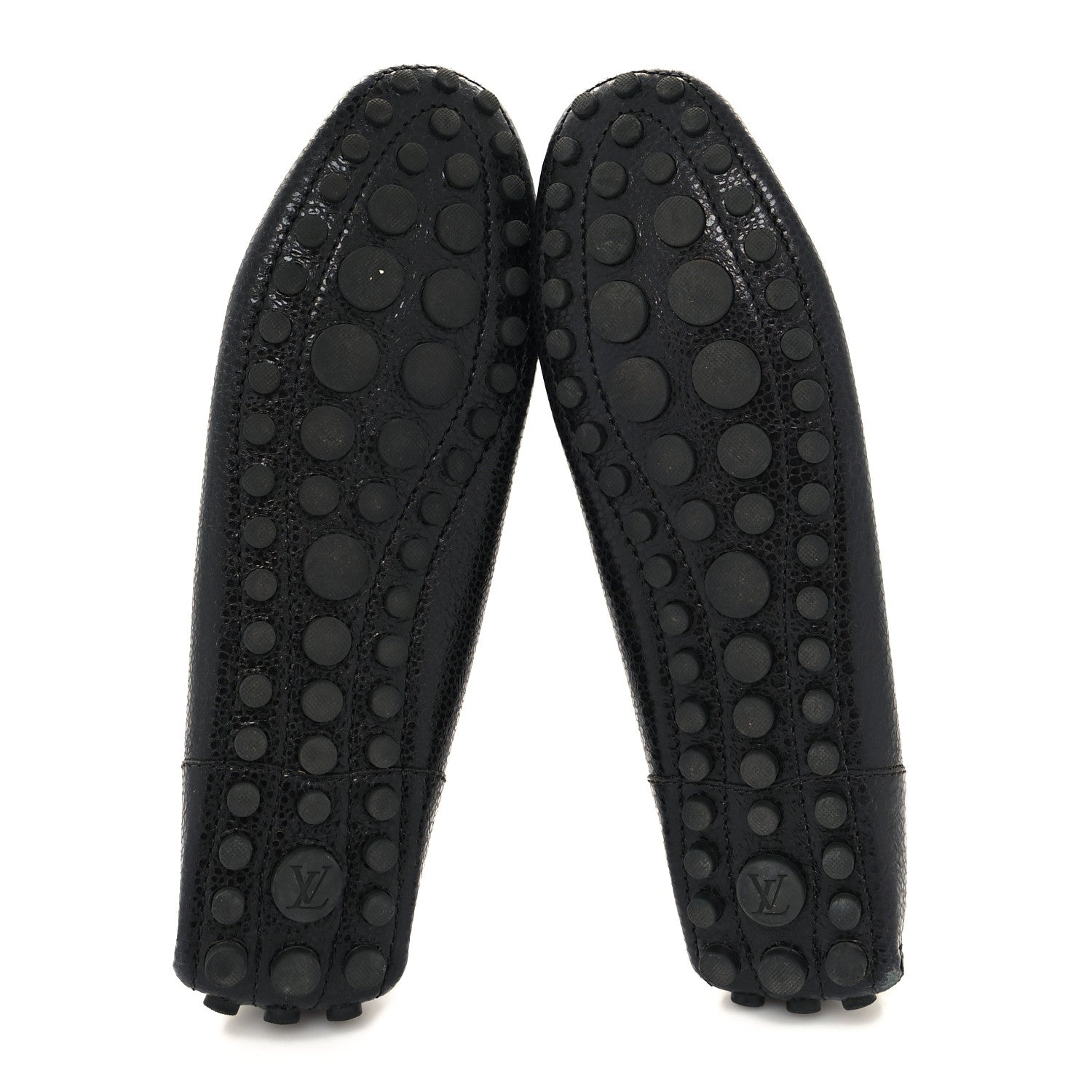 Louis Vuitton Calfskin Lock Mocassin Loafers 40 Black 5 of 7