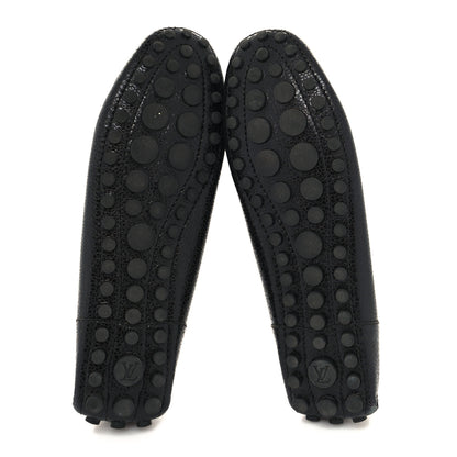 Louis Vuitton Calfskin Lock Mocassin Loafers 40 Black 5 of 7