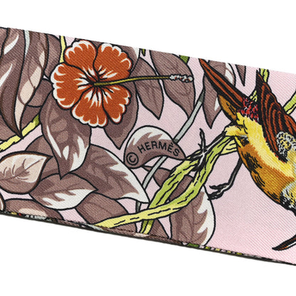 Hermes Silk Jungle Love Love Twilly Rose Pale Etoupe 4 of 4