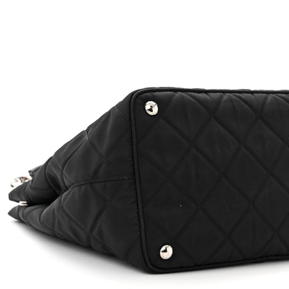 Prada Nylon Tessuto Impuntu Quilted Tote Black 9 of 12
