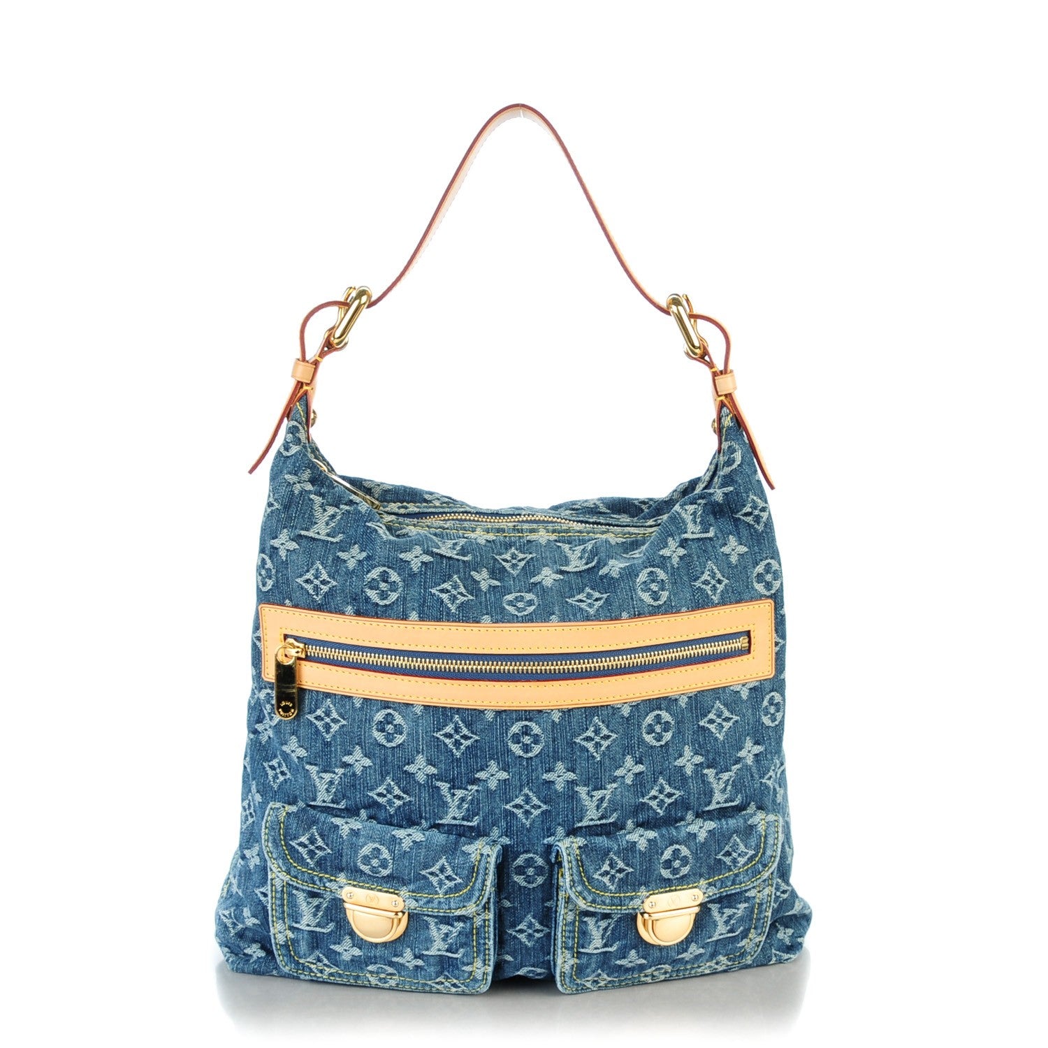 Louis Vuitton Denim Baggy GM Blue 1 of 7