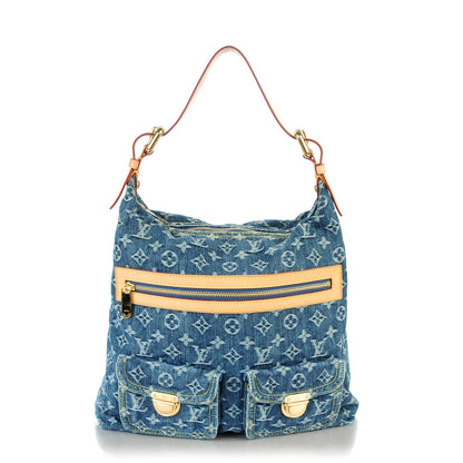 Louis Vuitton Denim Baggy GM Blue 1 of 7