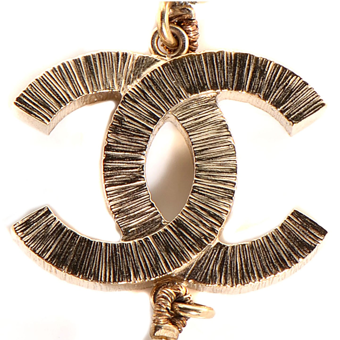 Chanel Irregular Pearl CC Short Necklace Gold 3 of 6