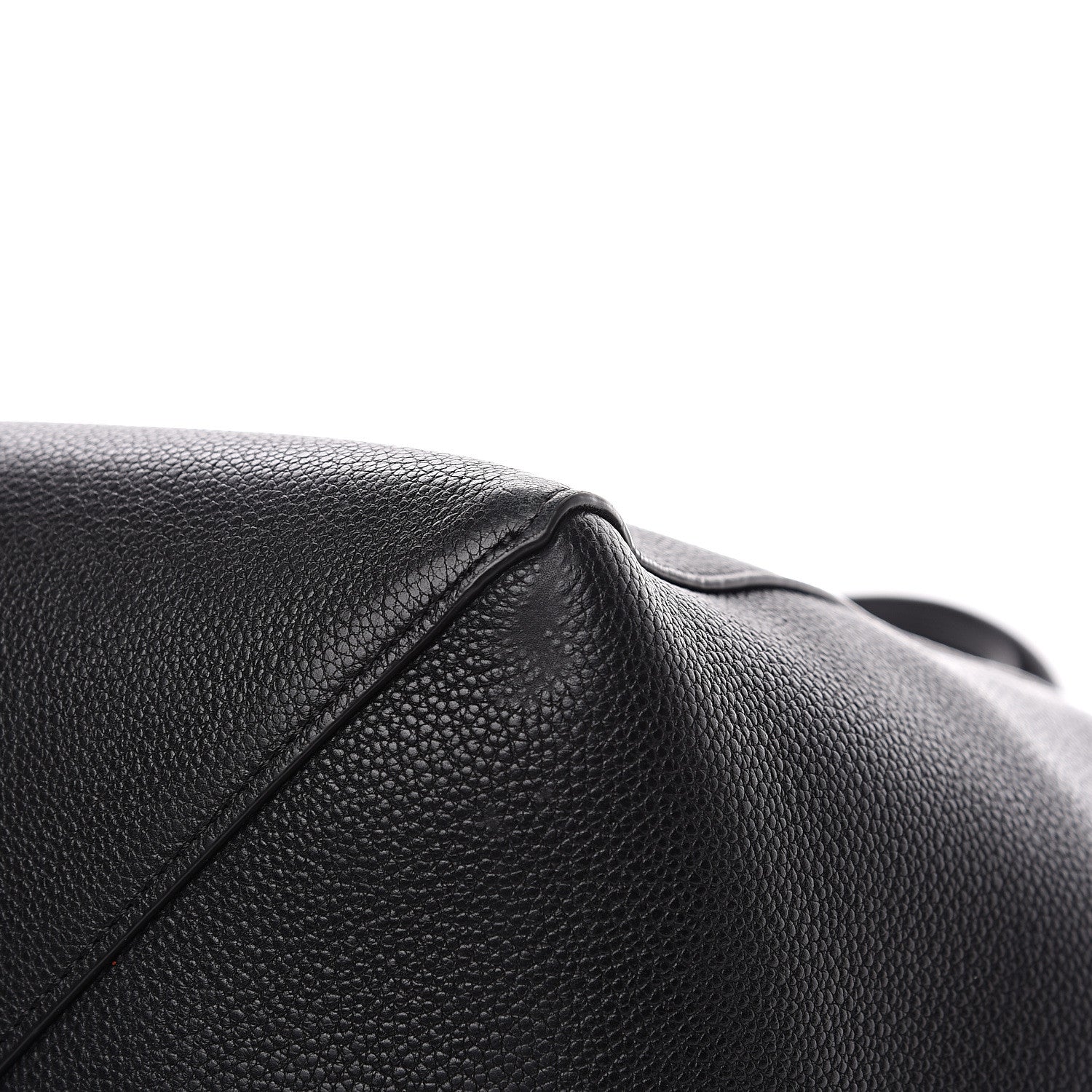 Celine Soft Grained Calfskin Small Belt Cabas Phantom Black 10 of 11